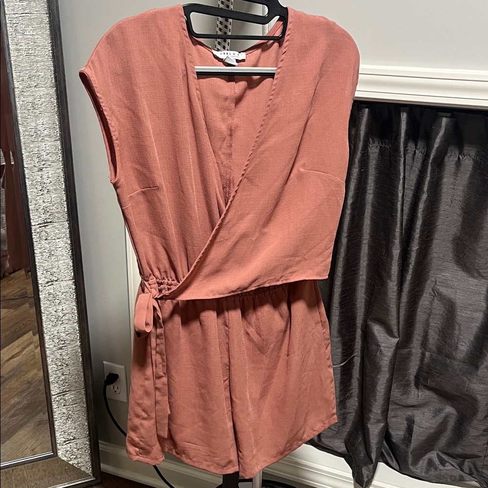 FAVLUX Terracotta Wrap Dress